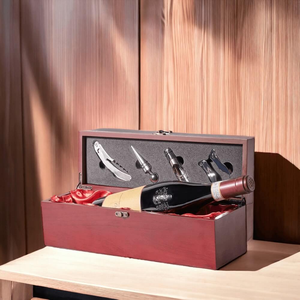 "A Connoisseur's Delight" Wine Tool Gift Box
