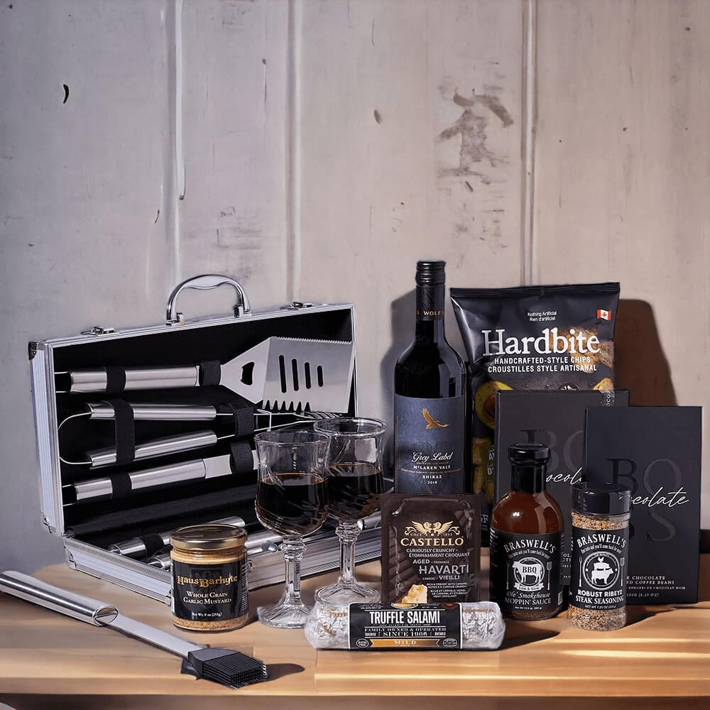 BBQ, Meat, & Cheese Wine Gift Basket