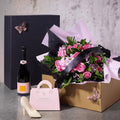Bubbly, Chocolates, & Flowers Gift Set