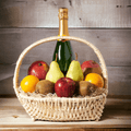 Champagne & Fresh Fruit Basket