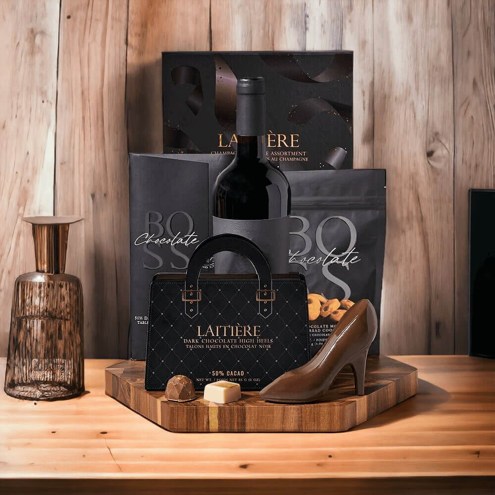Chocolate & Wine Gift Set