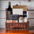 Coffee, Wine, & Chocolate Gift Basket