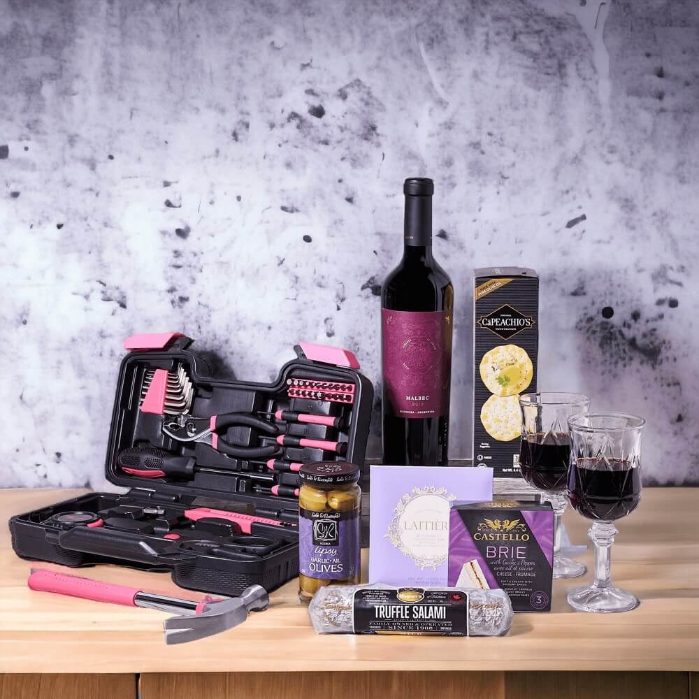 "Handy Lady" Wine Gift Set