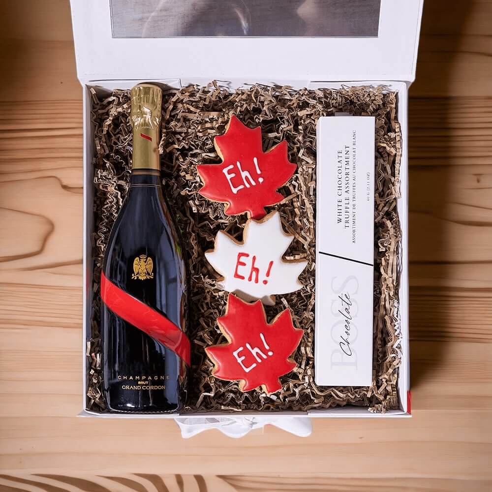 "Oh Canada" Champagne & Chocolate Box