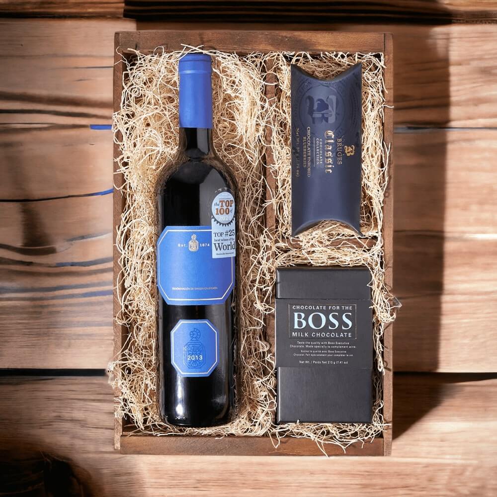 Wine and gourmet food selected for balance structure and flavour contrast