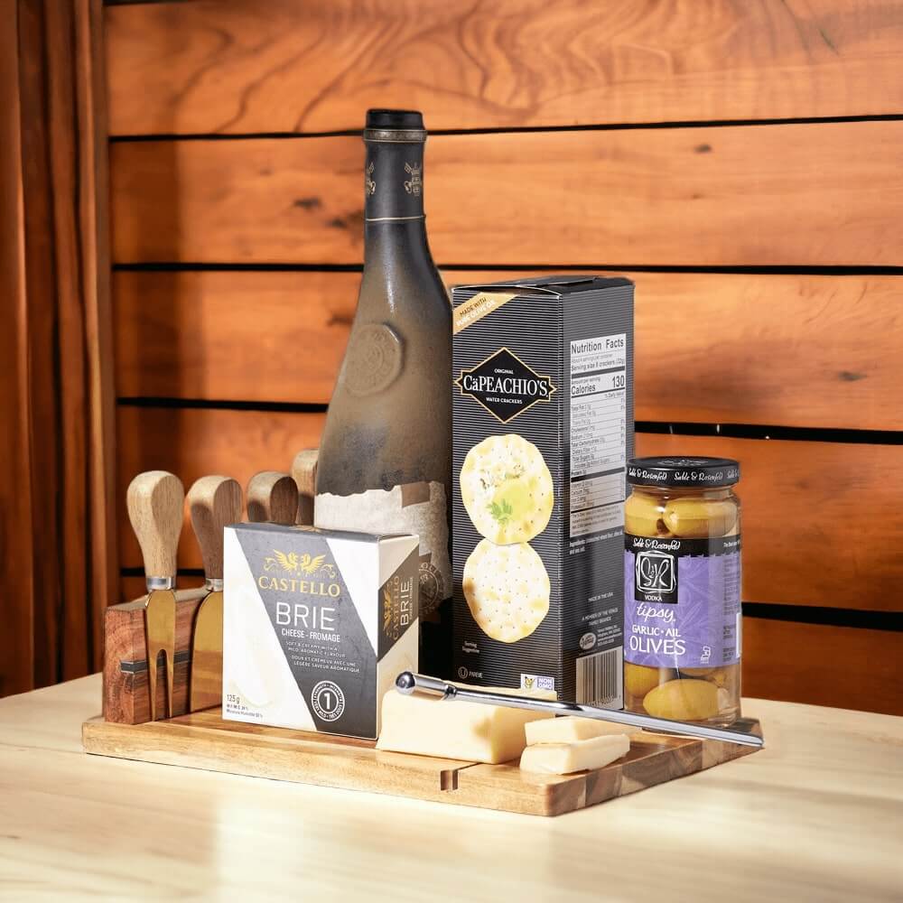 Supremely Delightful Wine & Cheese Board