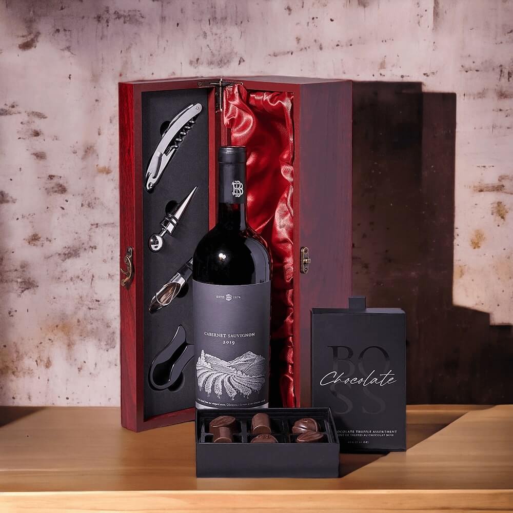 Wine and gourmet food pairing selected for balance and flavour